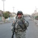 Soldiers Walk Through Al-Karama Neighborhood