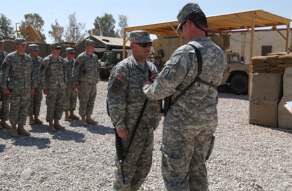 169th Fires Brigade Promotes One of Their Own