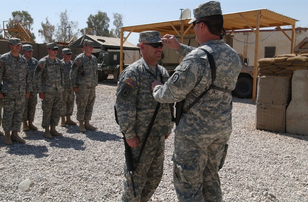 169th Fires Brigade Promotes One of Their Own