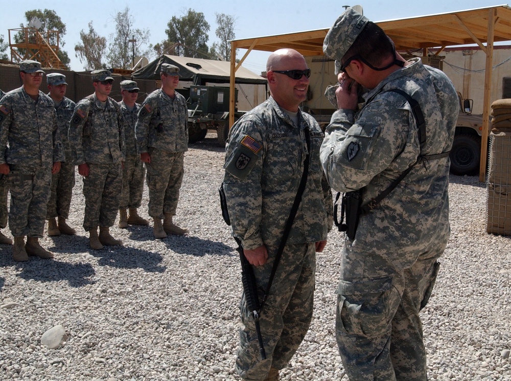 169th Fires Brigade Promotes One of Their Own