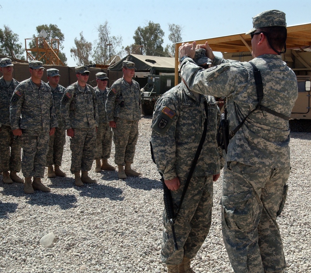 169th Fires Brigade Promotes One of Their Own