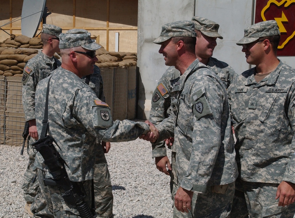 169th Fires Brigade Promotes One of Their Own