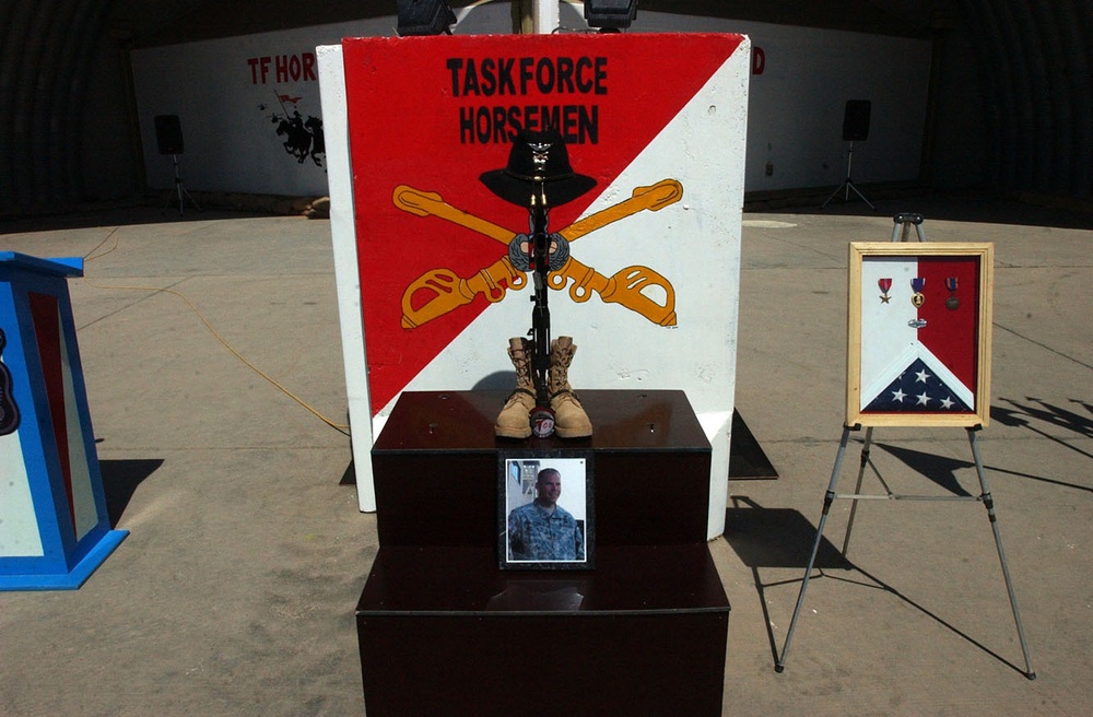 Memorial in honor of Capt. Mattingly