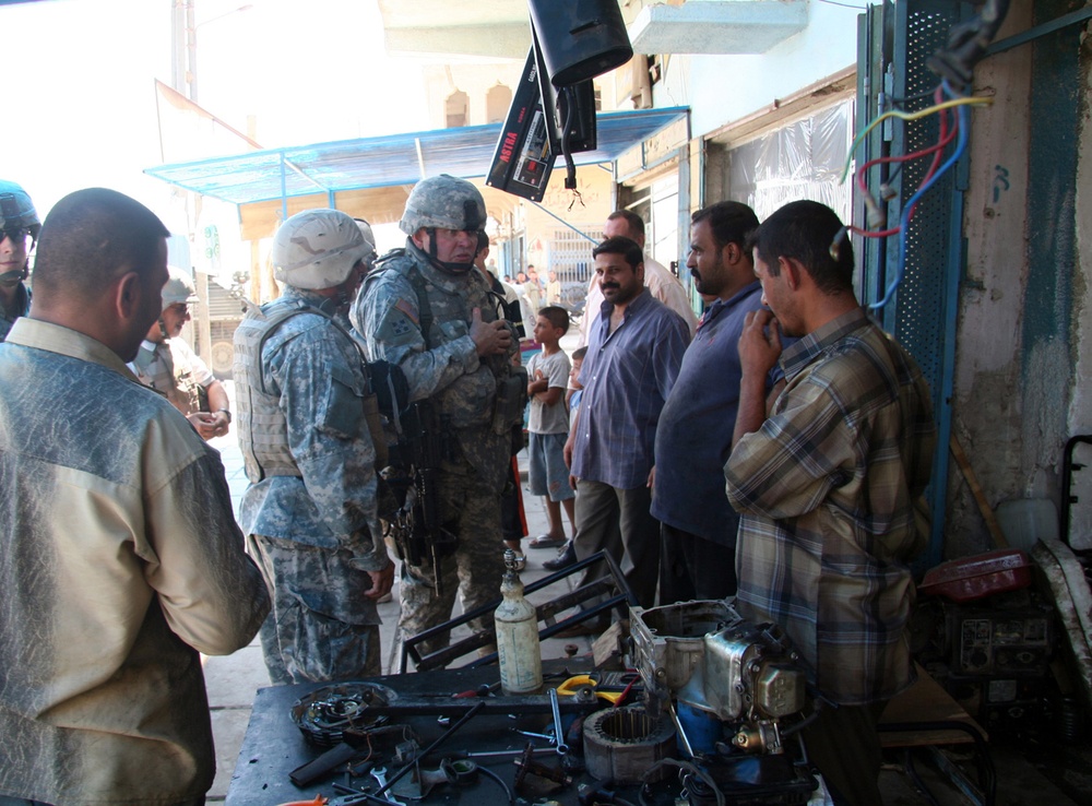 MND-B CG visits 172nd SBCT Soldiers conducting operations in Jihad