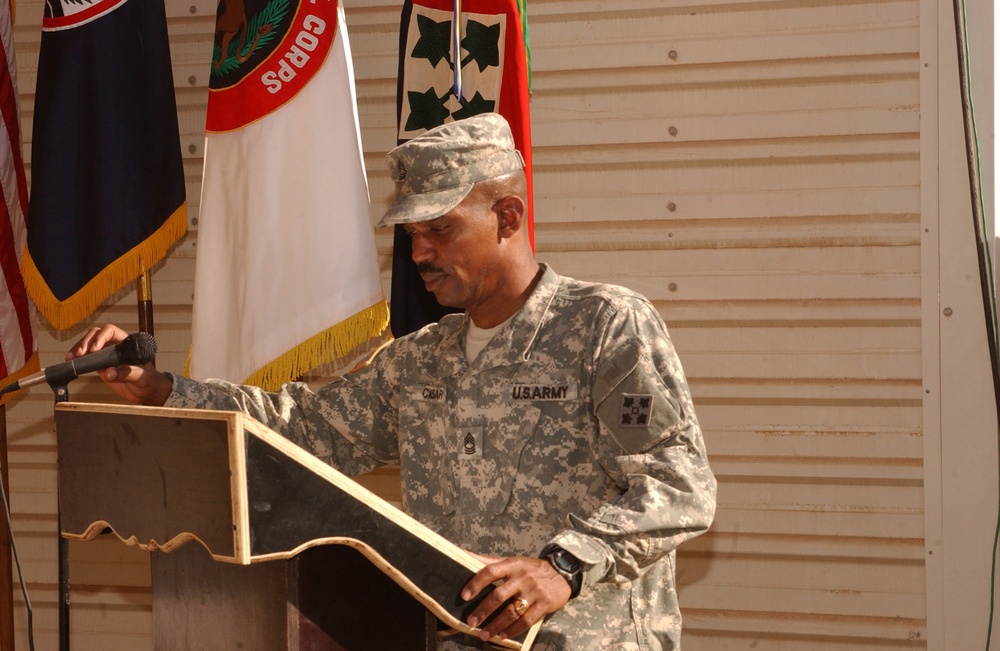 Combat Medical Training Facility dedicated to Sgt. Johnny 'Joe' Peralez Jr.