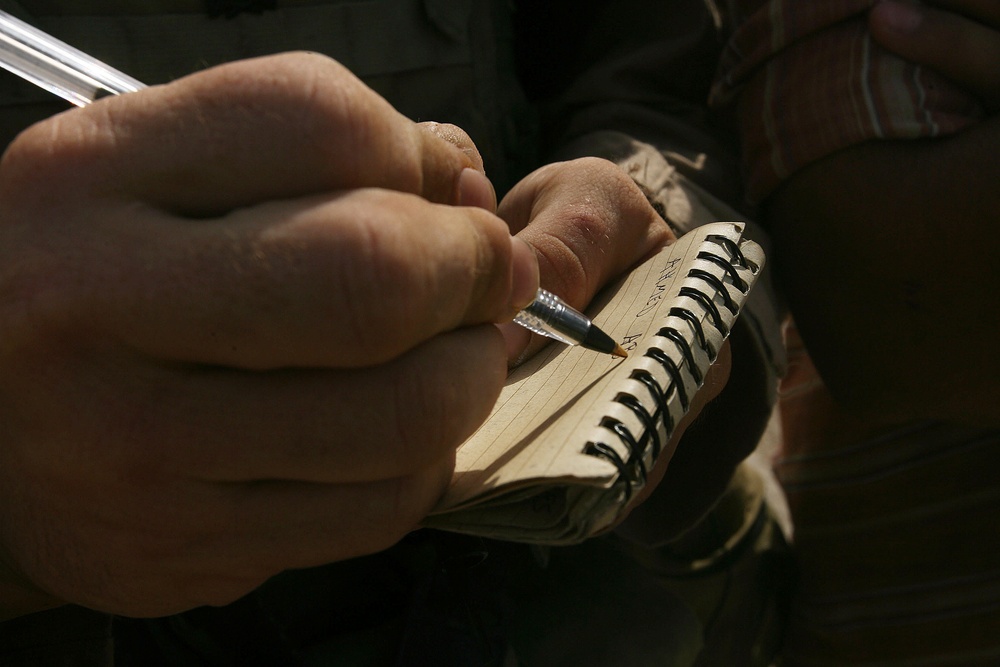 Marines conduct census to weed out insurgents