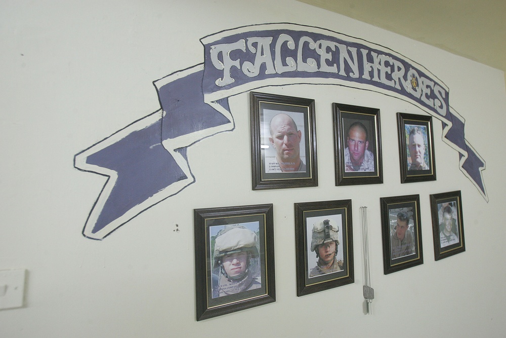 Battalion honors fallen heroes with wall memorial