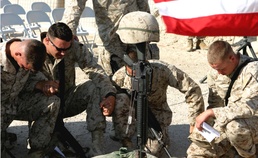 Memorial Service Honors Fallen Marine