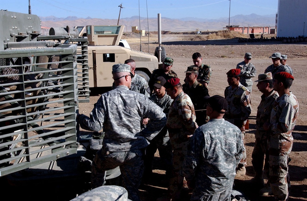 Stryker Soldiers Observe Kurdish Military Basic Training