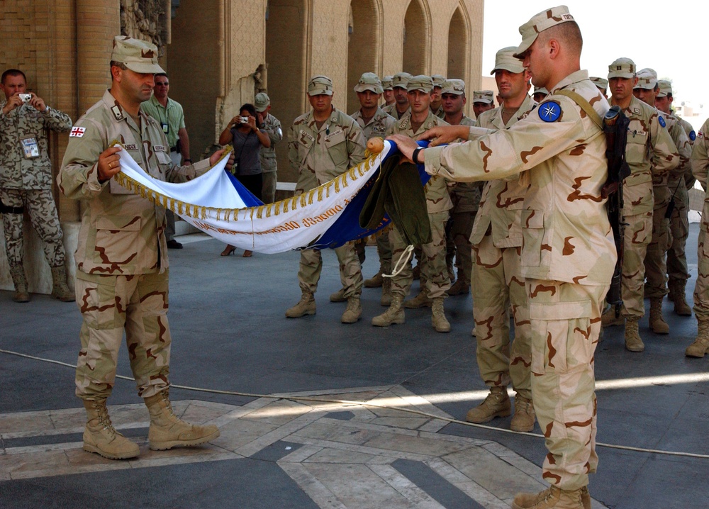 Georgian battalion continues security mission in International Zone