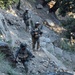 Soldiers Negotiate Mountainous Terrain on Patrol