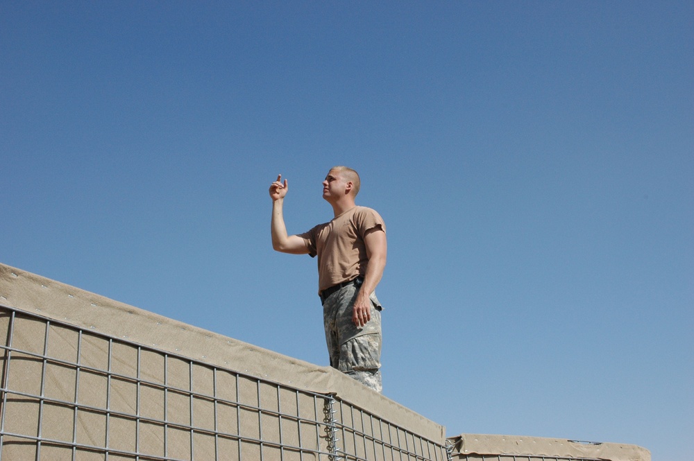 618th EC Builds Reinforced Wall for Added Security