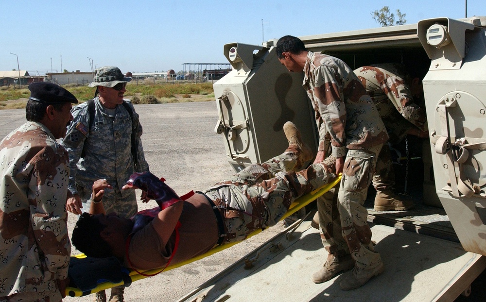 Iraqi medics train to save lives on Camp Taji