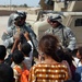 Soldiers Deliver Supplies to Schoolchildren