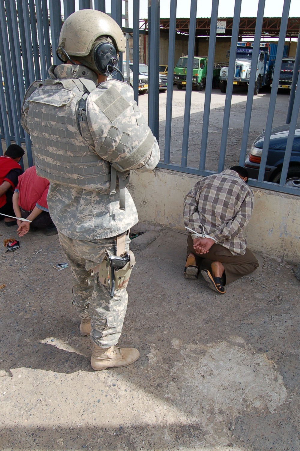 ISF along with 549th MP's send message to terrorist