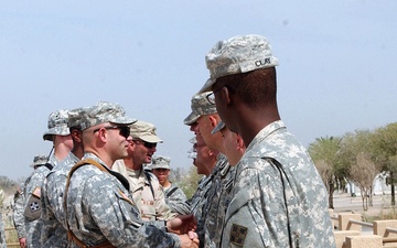 Fires Bde. kicks off fiscal 07 with mass re-enlistment