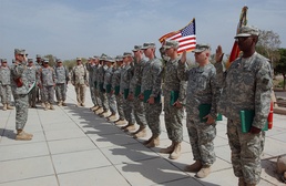 Fires Bde. kicks off fiscal 07 with mass re-enlistment