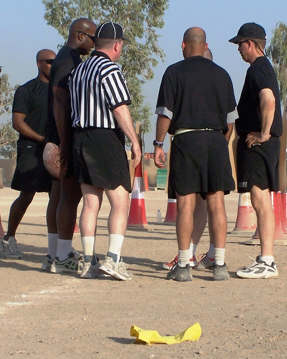 MND-B Soldiers Learn to Make Call by Completing Football Officiating Course