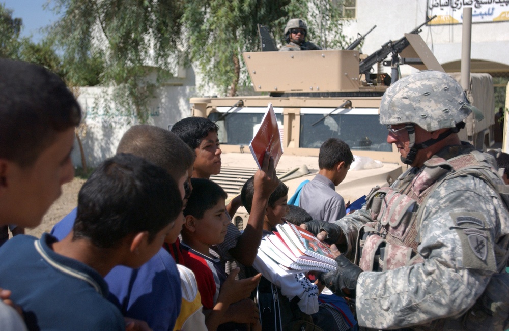 Rashidiya School Gets Supplies, Renovations