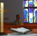 Sailor Constructs Stained-glass Windows at Al Asad Base Chapel