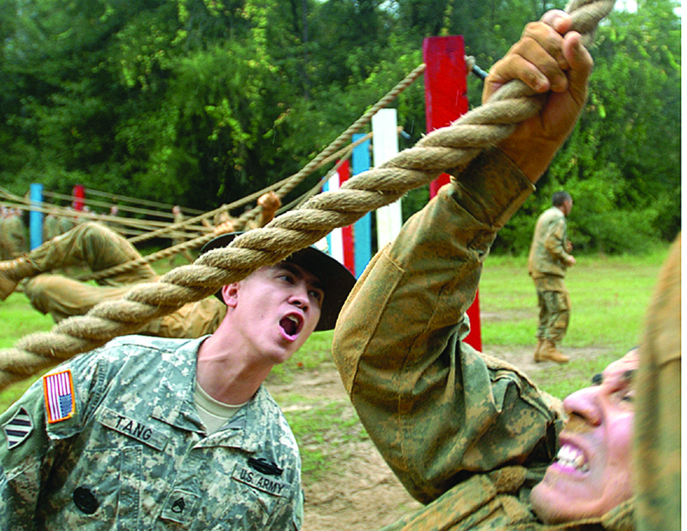 Dvids - Images - Soldiers Overcome Obsticle Course At Basic Training 