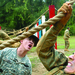 Soldiers Overcome Obsticle Course at Basic Training