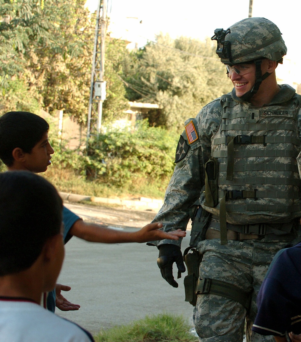 Stryker Soldiers work with Iraqi Police and security forces