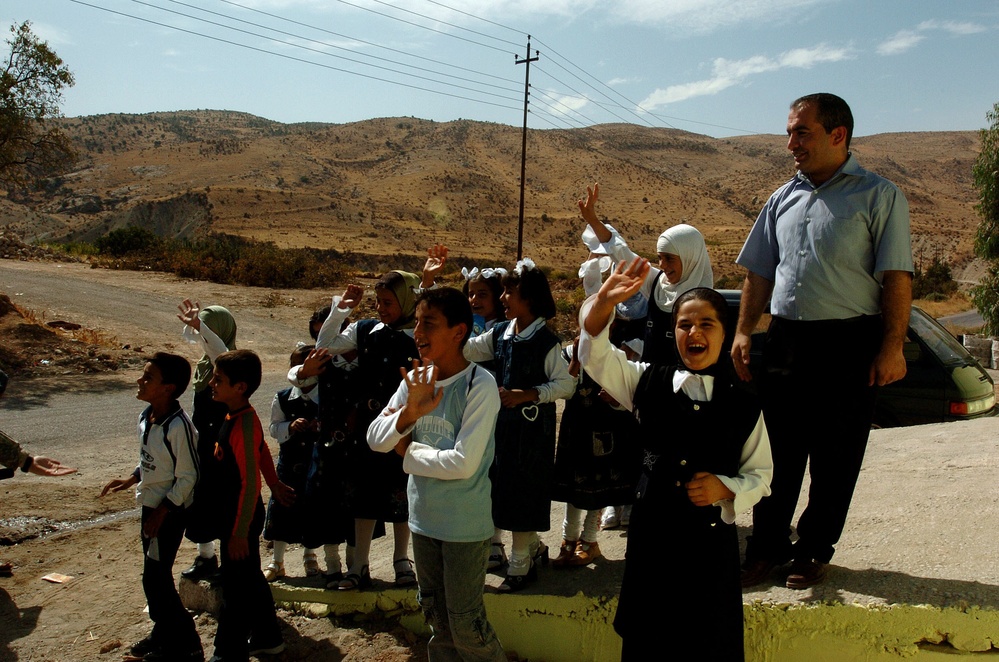 Civil Affairs Soldiers Help Students, Visit Displaced Kurds From 'Anfal' Ca
