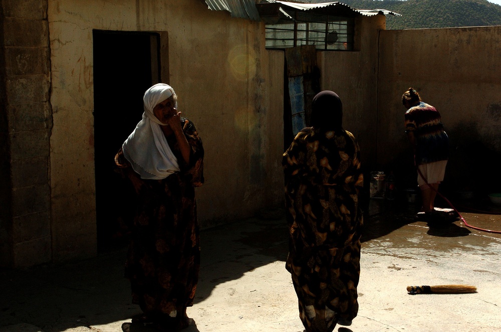 Civil Affairs Soldiers Help Students, Visit Displaced Kurds From 'Anfal' Ca