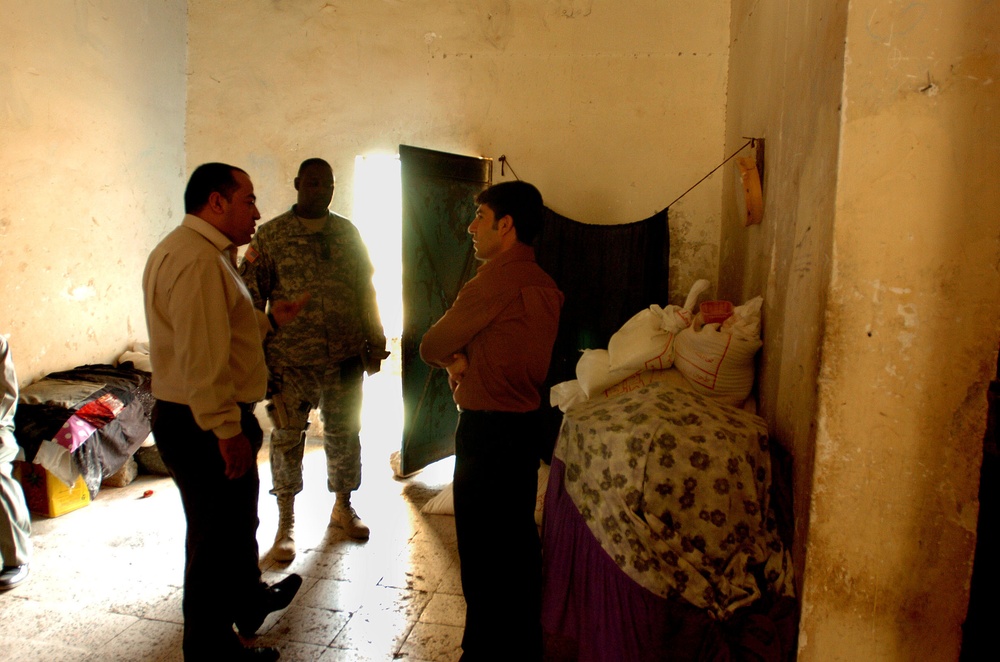 Civil Affairs Soldiers Help Students, Visit Displaced Kurds From 'Anfal' Ca