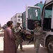 Traveling Soldiers Watch Over Convoys