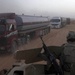 Traveling Soldiers Watch Over Convoys