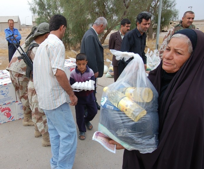 "Operation Helping Hands" brings food to locals