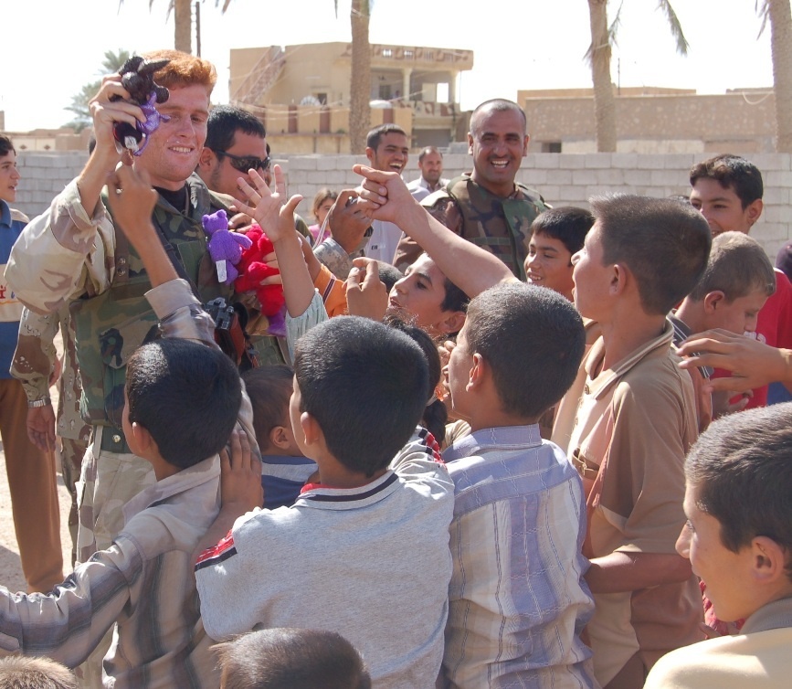 Coalition and Iraqi Forces Donate Beanie Babies to Children in Tuz, Iraq