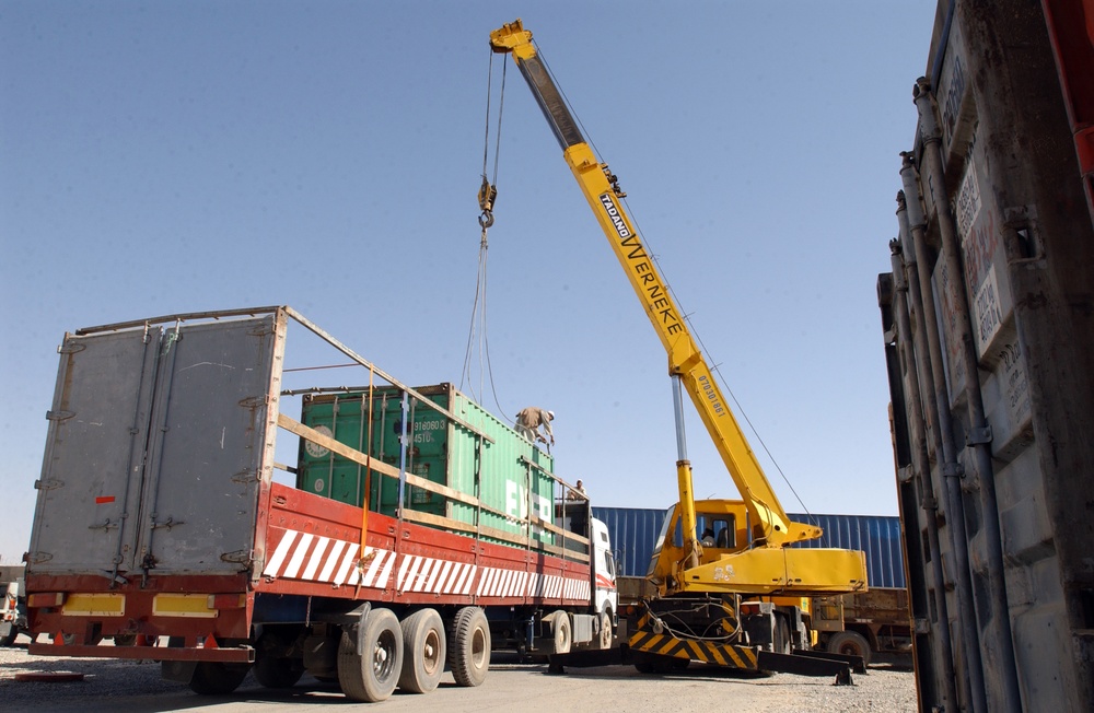 Afghan National Police Equipment Arrives