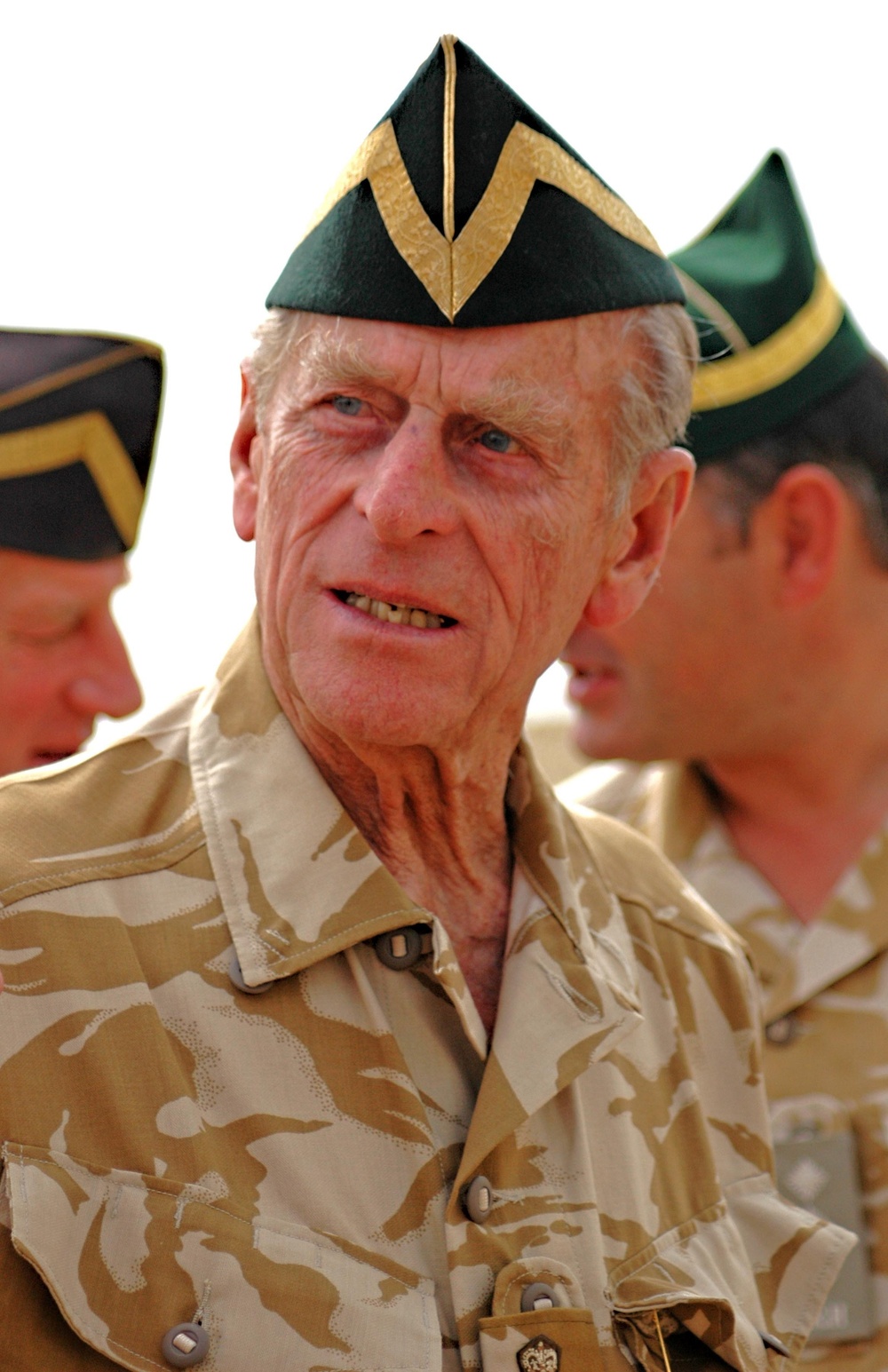 Duke of Edinburgh visits British Army in Iraq
