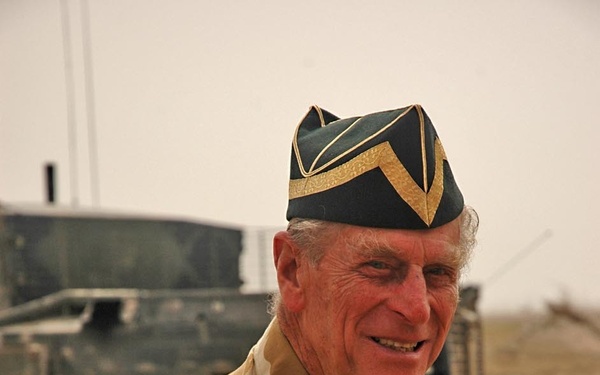 Duke of Edinburgh visits British Army in Iraq