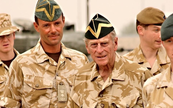 Duke of Edinburgh Visits British Army in Iraq