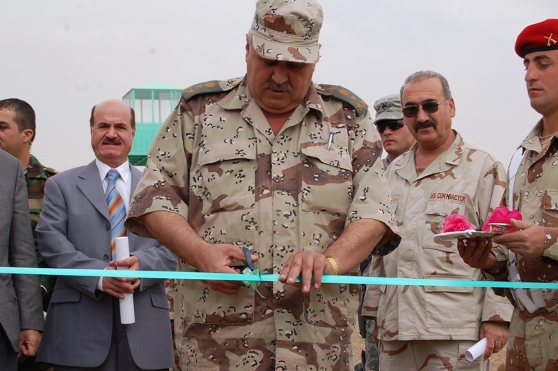 4th Iraqi Army's 3rd Brigade &quot;cuts the ribbon&quot; on new multi-use compound in