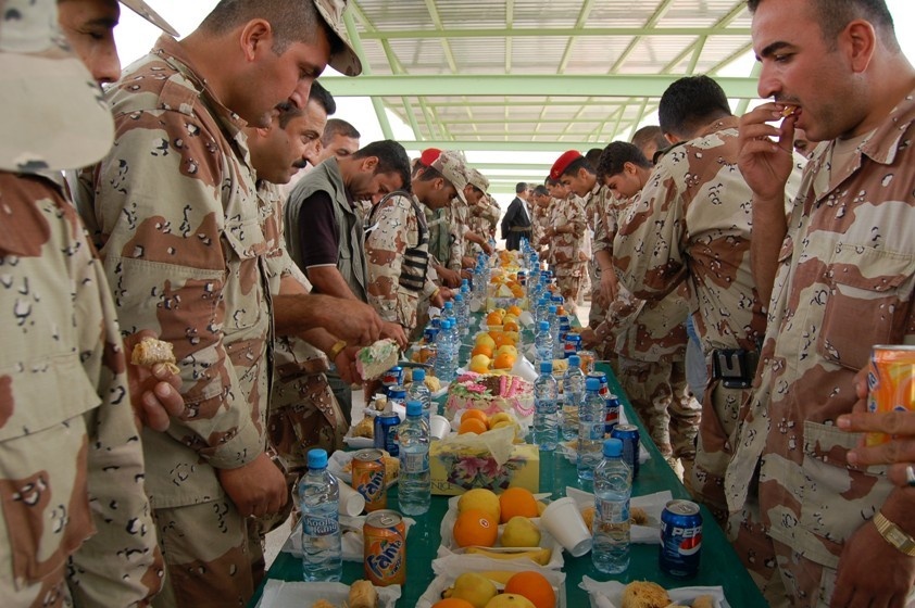 4th Iraqi Army's 3rd Brigade &quot;cuts the Ribbon&quot; on New Multi-use Compound in