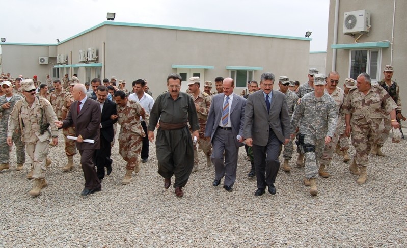 4th Iraqi Army's 3rd Brigade &quot;cuts the ribbon&quot; on new multi-use compound in