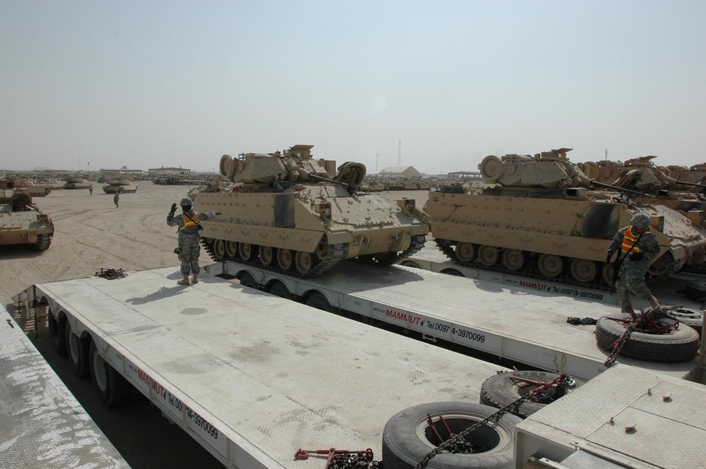 3rd Brigade Soldiers Prep for Movement Forward