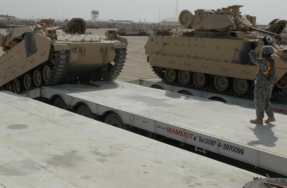 3rd Brigade Soldiers Prep for Movement Forward