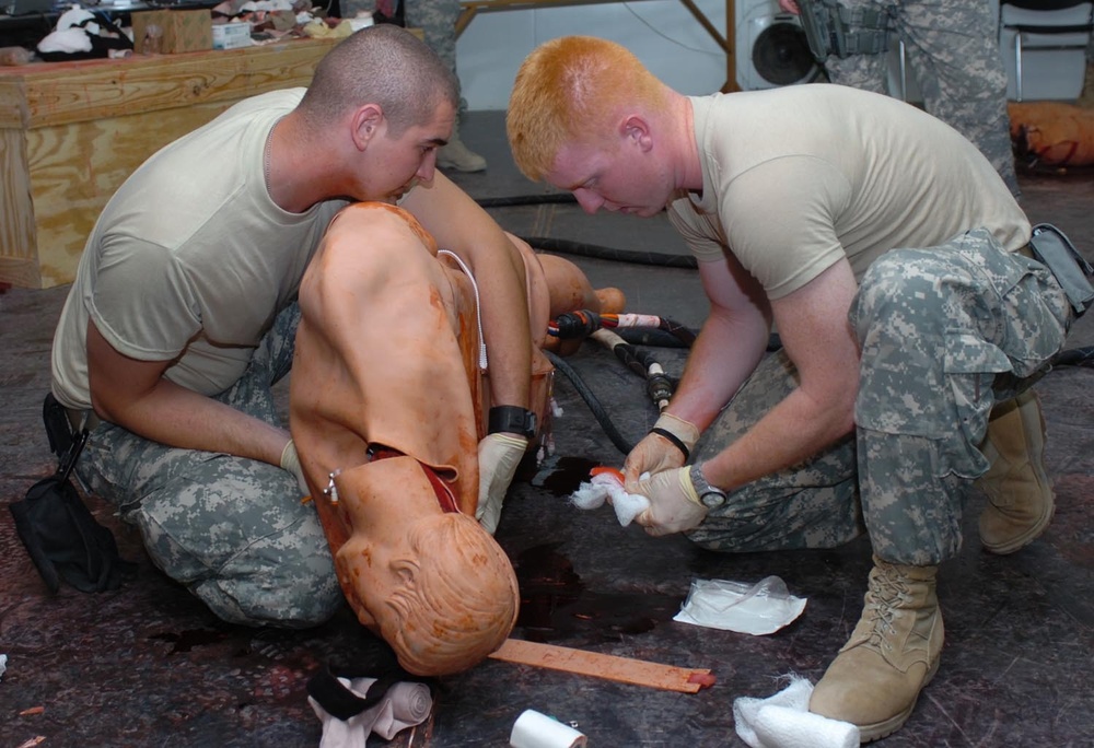 Cav. Soldiers Face Real-Life Medical Training