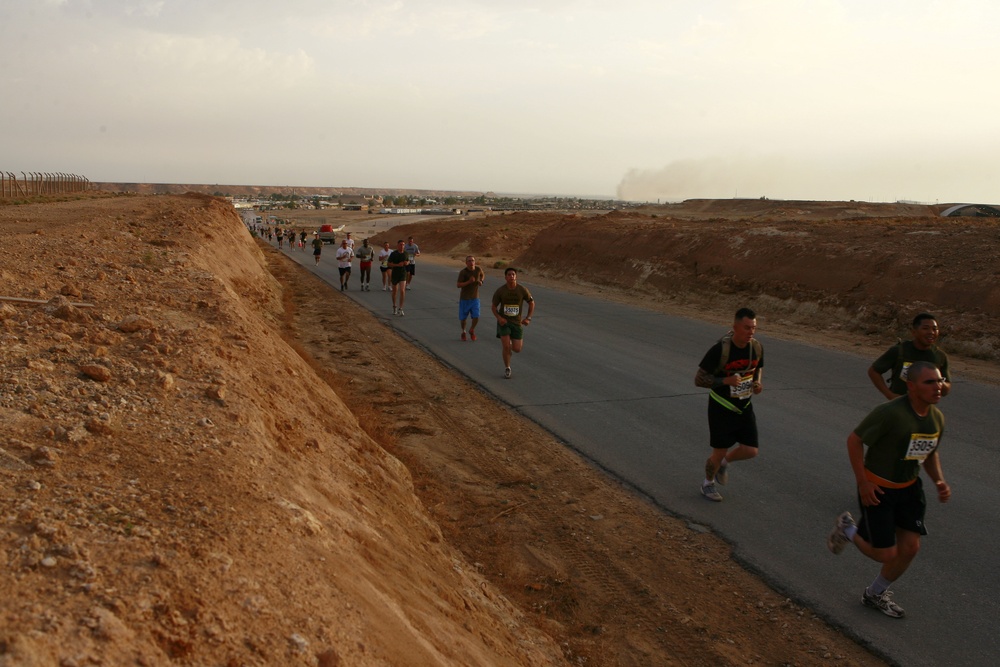 Marine Marathon held at Al Asad