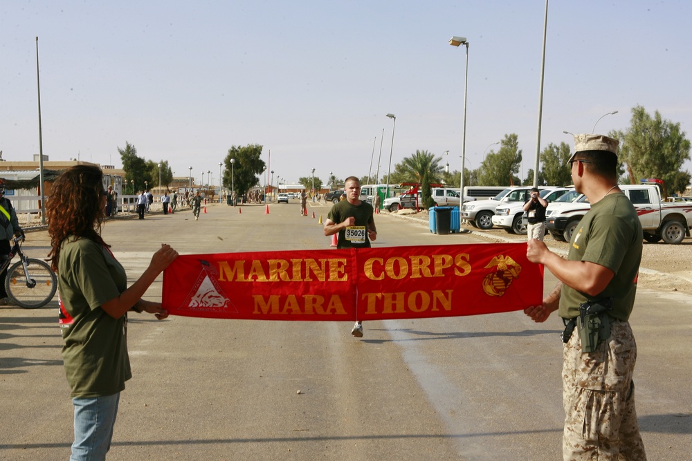 Marine Marathon held at Al Asad