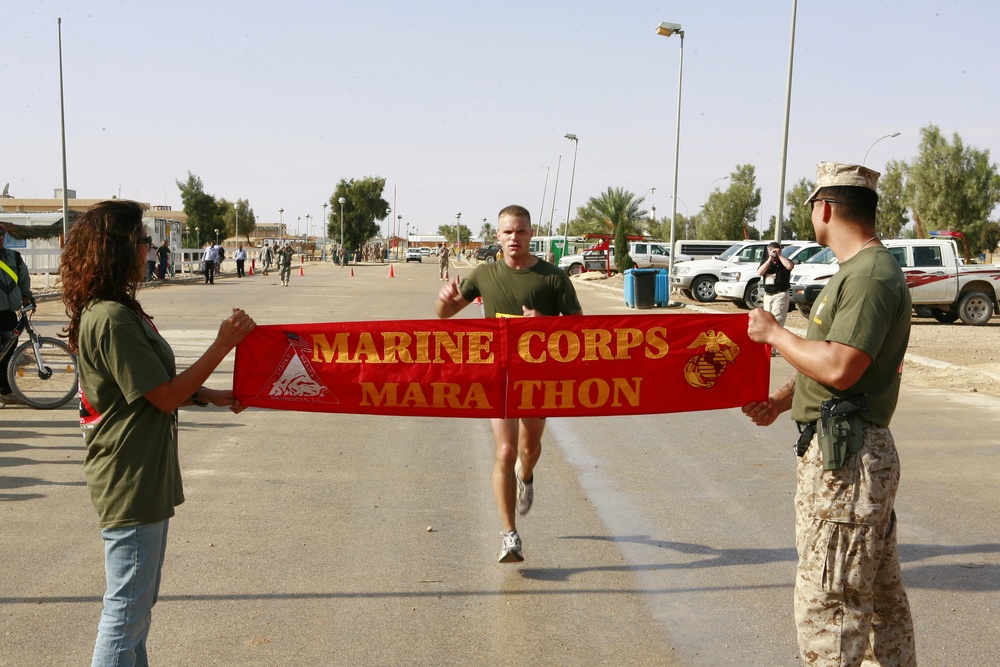 Marine Marathon held at Al Asad