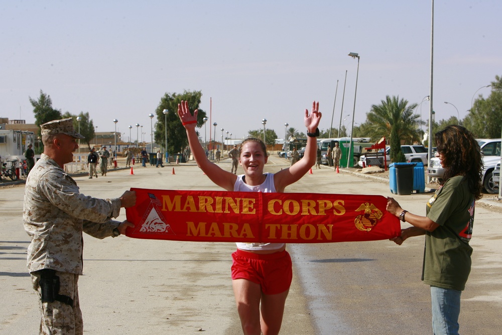 Marine Marathon held at Al Asad