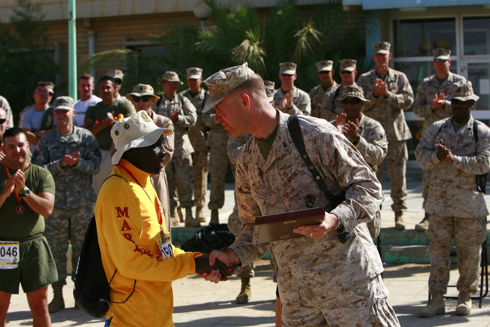 Marine Marathon held at Al Asad