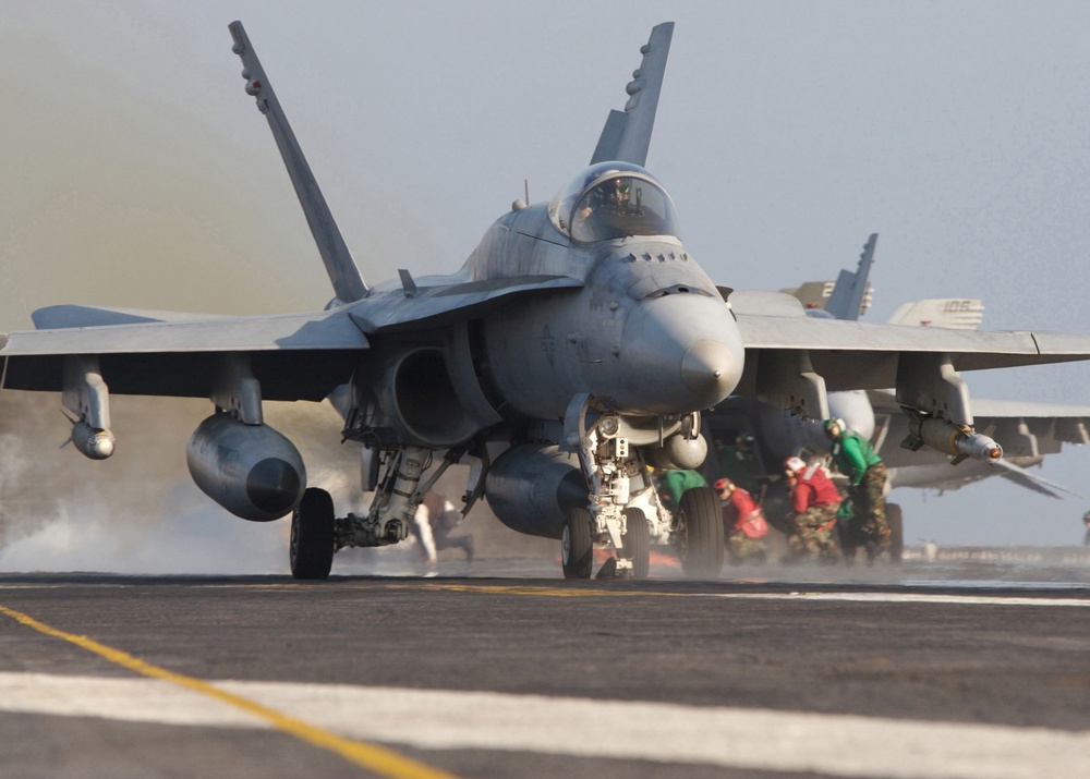 Carrier Air Wing Seven begins OEF Missions